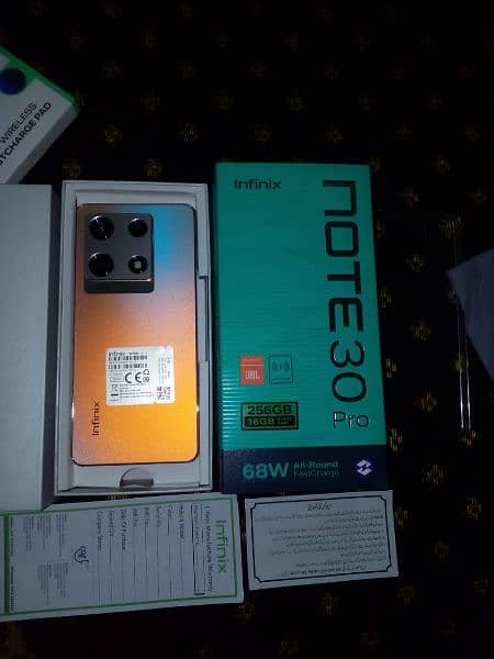 Infinix note 30 pro 16/256 GB new Box pack condition 11 month warranty