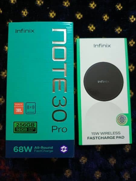 Infinix note 30 pro 16/256 GB new Box pack condition 11 month warranty