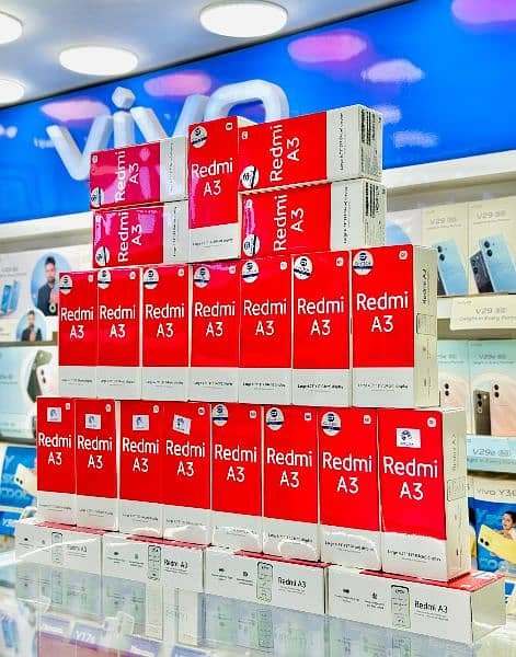 XIAOMI REDMI A3 BOX PACK PTA APPROVED REDMI 12 NOTE 13 Pro NOTE 12